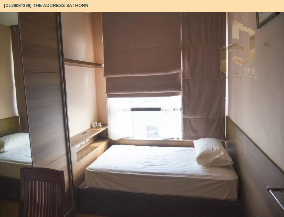 รูป DL26061388 ให้เช่าคอนโด ดิ แอดเดรส สาทร (The Address Sathorn) ใกล้ BTS เซ็นต์หลุยส์ พร้อมเข้าอยู่ โทรด่วน 0638692663 LineID @952jdxxk - รูปที่ 9/12