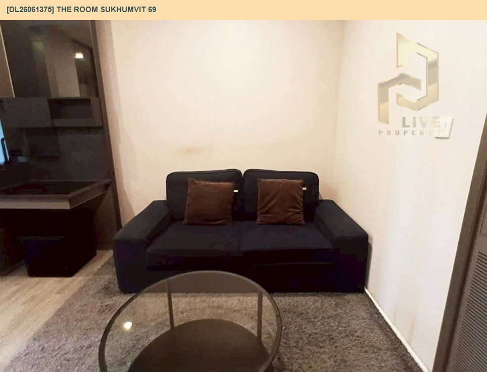 รูป DL26061375 ให้เช่าคอนโด เดอะ รูม สุขุมวิท 69 (The Room Sukhumvit 69) ใกล้ BTS พระโขนง พร้อมเข้าอยู่ โทรด่วน 0614453194 LineID @952jdxxk - รูปที่ 4/13