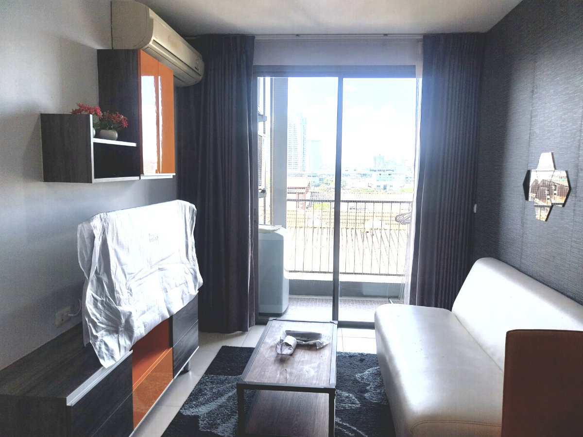 รูป ให้เช่า ห้องรีโนเวทใหม่ Voque Place sukhumvit107 เดิน5นาทีถึง bts แบริ่ง ทำเลดี เงียบสงบ  - รูปที่ 7/10
