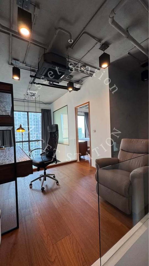 รูป ห้องว่างพร้อมเช่า ‼️ Villa Asoke ห้อง Duplex หรู ห้องกว้าง 80 ตร.ม. ชั้นสูงวิวกรุงเทพใกล้ MRT เพชรบุรี🏢 - รูปที่ 7/19