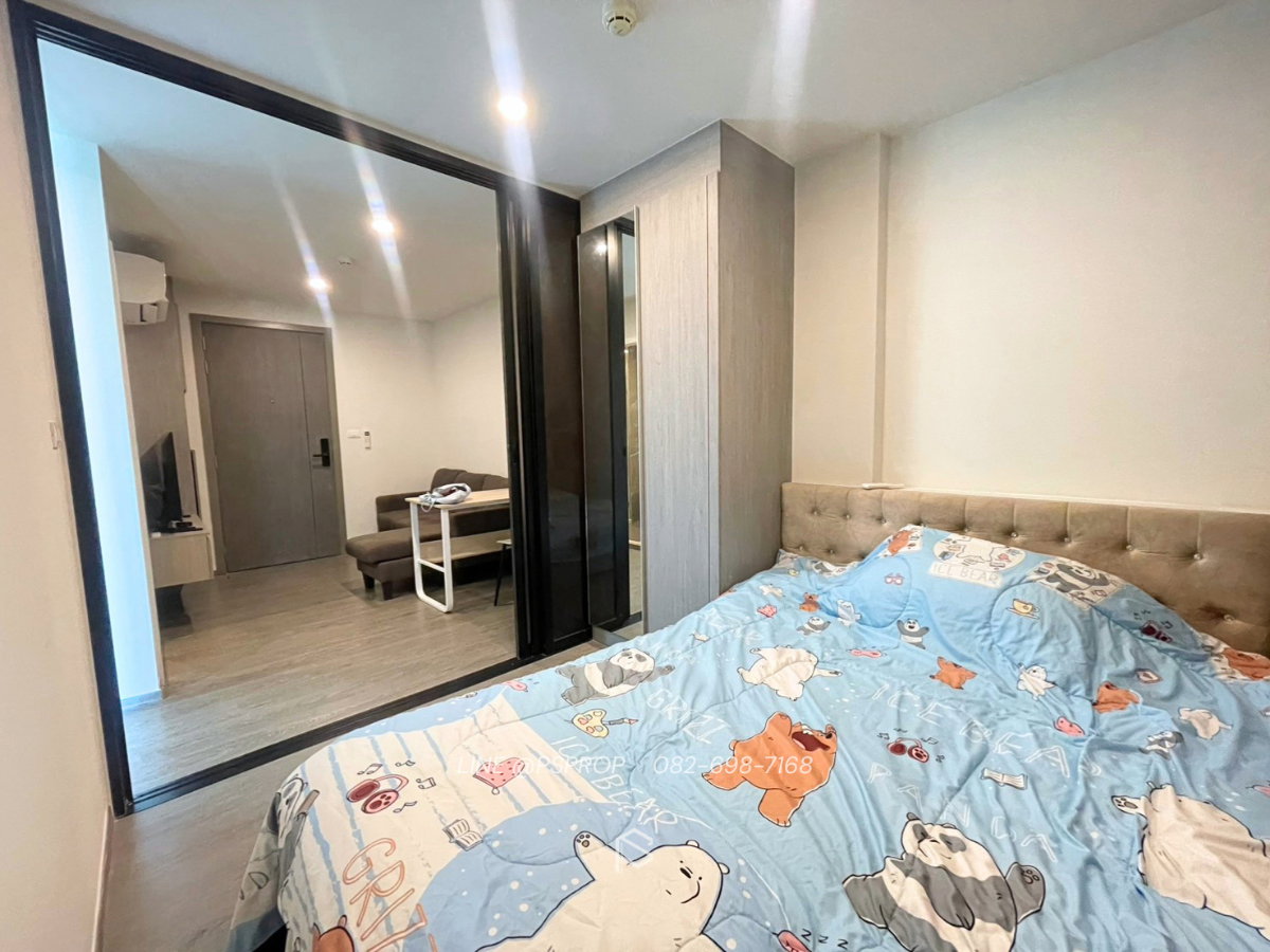 รูป คอนโดเช่าบางเเสน ทำเลดี ใกล้ม.บูรพา Brixton Campus Bangsaen✅ พร้อมเข้าอยู่ #CR0477 - รูปที่ 4/8