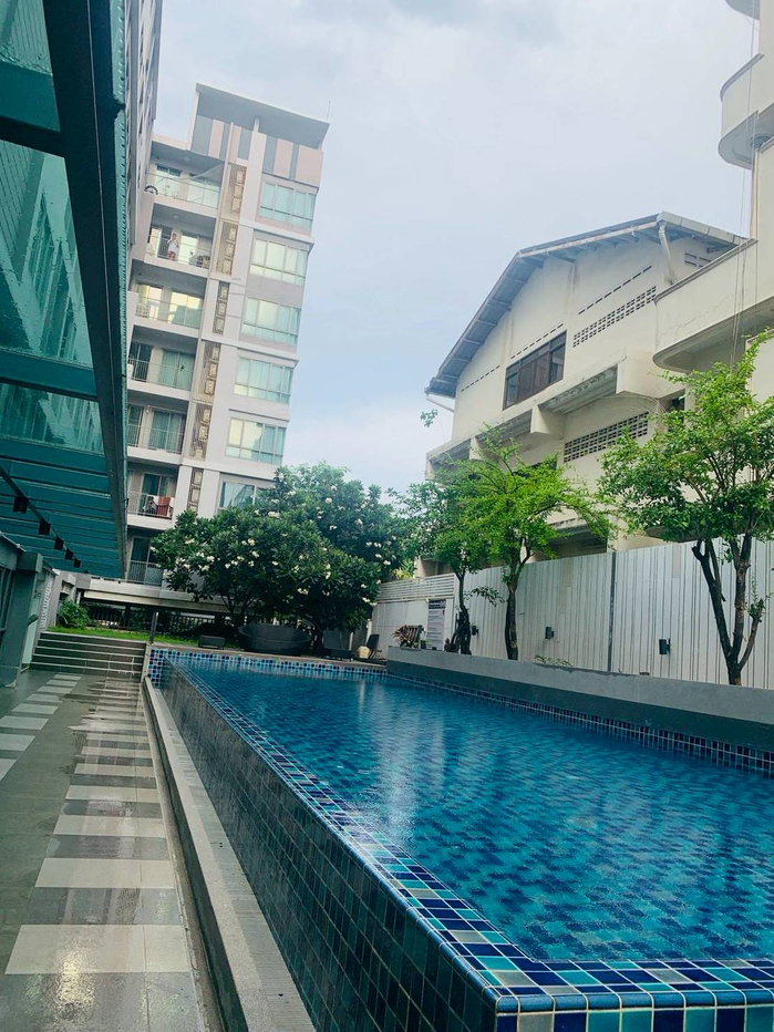 รูป ให้เช่า ห้องรีโนเวทใหม่ Voque Place sukhumvit107 เดิน5นาทีถึง bts แบริ่ง ทำเลดี เงียบสงบ  - รูปที่ 9/10