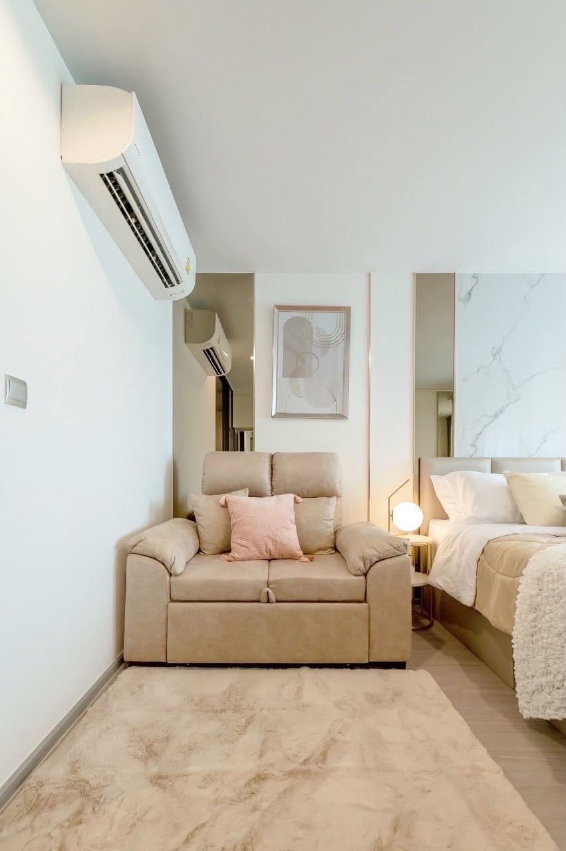 รูป For Rent (ให้เช่า) Life Ladprao  ✨ ห้องสวยแต่งครบ สไตล์อบอุ่น พร้อมเข้าอยู่ - รูปที่ 4/9