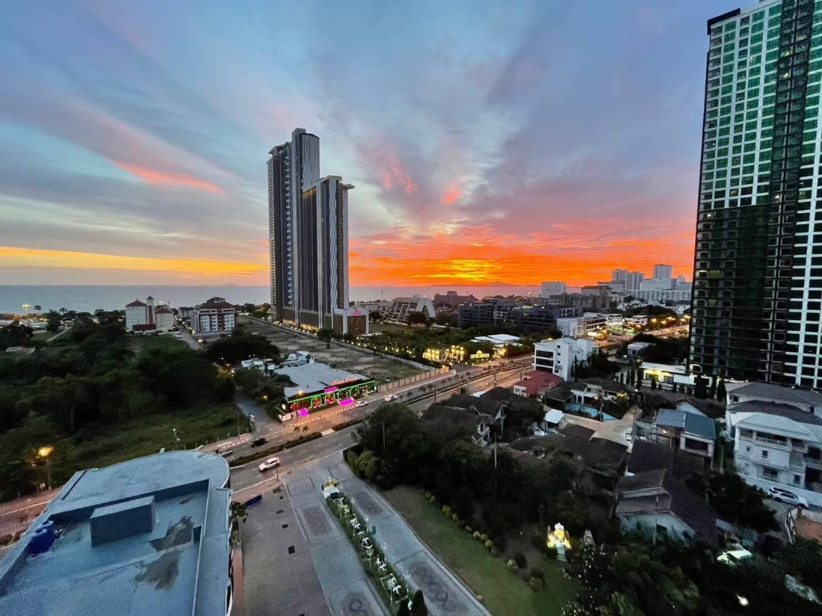รูป ให้เช่า The Twin Towers (The Grand Jomtien) คอนโดห้องใหญ่เพดานสูง ติดหาดจอมเทียน วิวทะเล  (CPT036) - รูปที่ 11/11