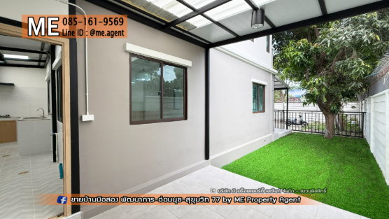 รูป ซื้อด่วน! ทาวน์เฮ้าส์ รีโนเวทใหม่ พฤกษาวิลล์ 57 พัฒนาการ 32 หลังมุม หน้าบ้านไม่ชนกับใคร เดินทางเข้าสุขุมวิทได้ง่าย โทร 064-954-9619 (TB61-27) - รูปที่ 6/22