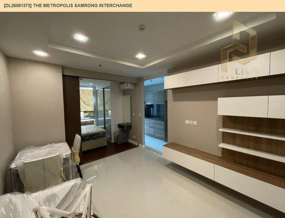 รูป DL26061373 ขายคอนโด เดอะ เมโทรโพลิส สำโรง อินเตอร์เชนจ์ (The Metropolis Samrong Interchange) ใกล้ BTS สำโรง พร้อมเข้าอยู่ โทรด่วน 0638692663 LineID @952jdxxk - รูปที่ 6/13