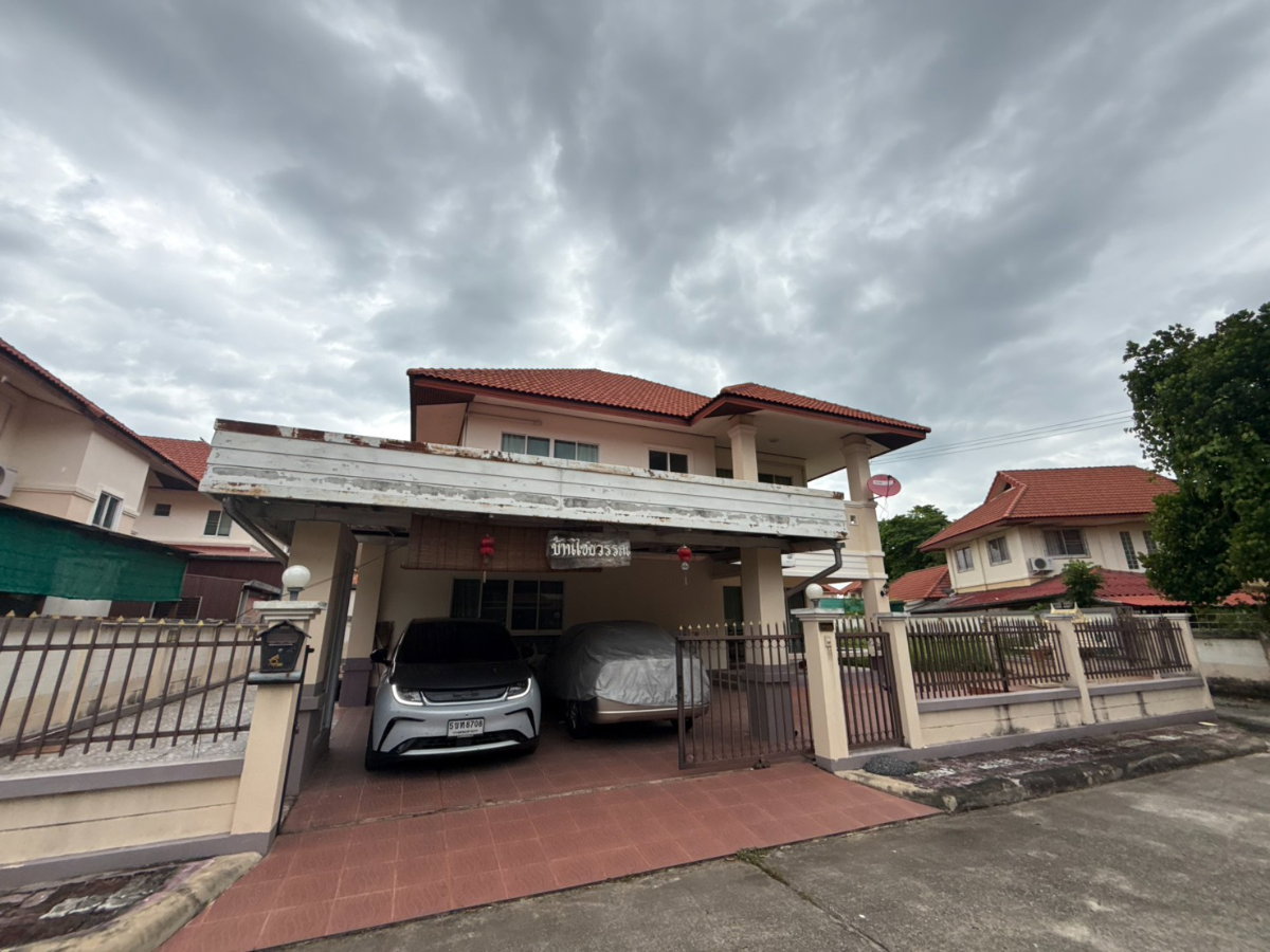 รูป ขายบ้านเดี่ยว ม.รุ่งอรุณ 3 หางดง เชียงใหม่ 4 นอน 4 ห้องน้ำ พื้นที่ใช้สอย 200 ตร.ม. ฟังก์ชันครบ พร้อมอยู่ - รูปที่ 1/27