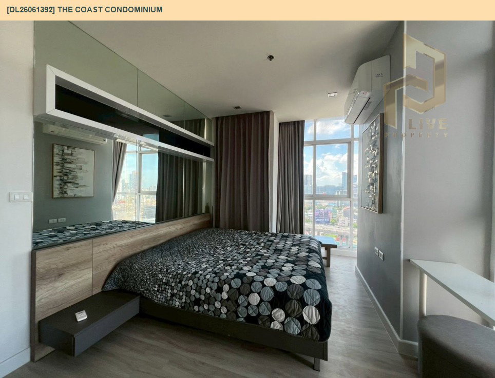 รูป DL26061392 ให้เช่าคอนโด เดอะ โคสต์ คอนโดมิเนียม (The Coast Condominium) ใกล้ BTS บางนา พร้อมเข้าอยู่ โทรด่วน 0653619502 LineID @952jdxxk - รูปที่ 2/13