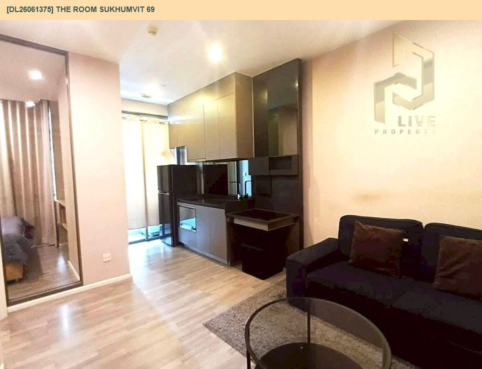 รูป DL26061375 ให้เช่าคอนโด เดอะ รูม สุขุมวิท 69 (The Room Sukhumvit 69) ใกล้ BTS พระโขนง พร้อมเข้าอยู่ โทรด่วน 0614453194 LineID @952jdxxk - รูปที่ 7/13