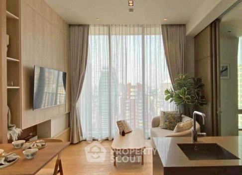 คอนโด 1 ห้องนอน ชั้น 17 ขนาด 40 ตร.ม. ในโครงการ 28 ชิดลม ใกล้ BTS ชิดลม 300 ม. (ID 3035568)