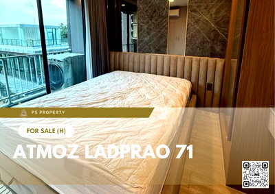 ขายคอนโด : ขายด่วน ✨ Atmoz Ladprao 71 ✨ เฟอร์นิเจอร์ และ เครื่องใช้ไฟฟ้าครบ ใกล้ทางด่วน