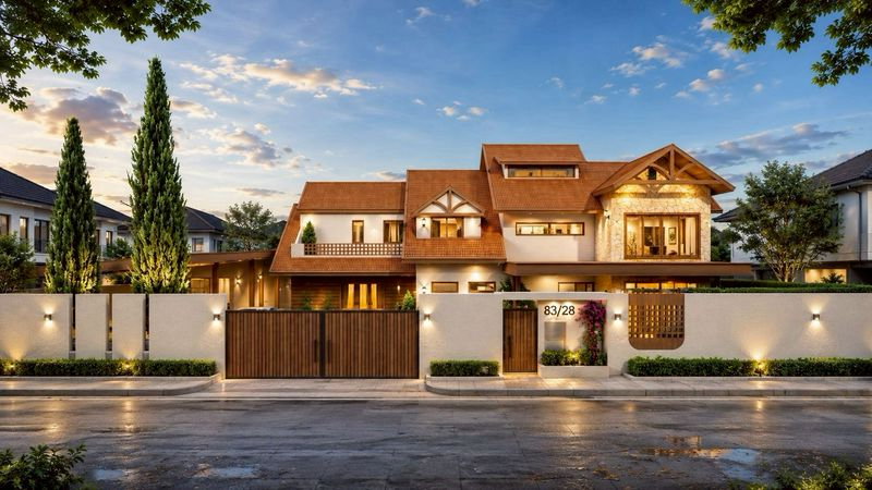 รูป 🏡✨ PRE-SALE บ้านหรูสไตล์รีสอร์ท พร้อมสระว่ายน้ำส่วนตัว   โครงการ : Country Park Ville (Olive Grove) หนองควาย - หางดง เชียงใหม่ - รูปที่ 3/19