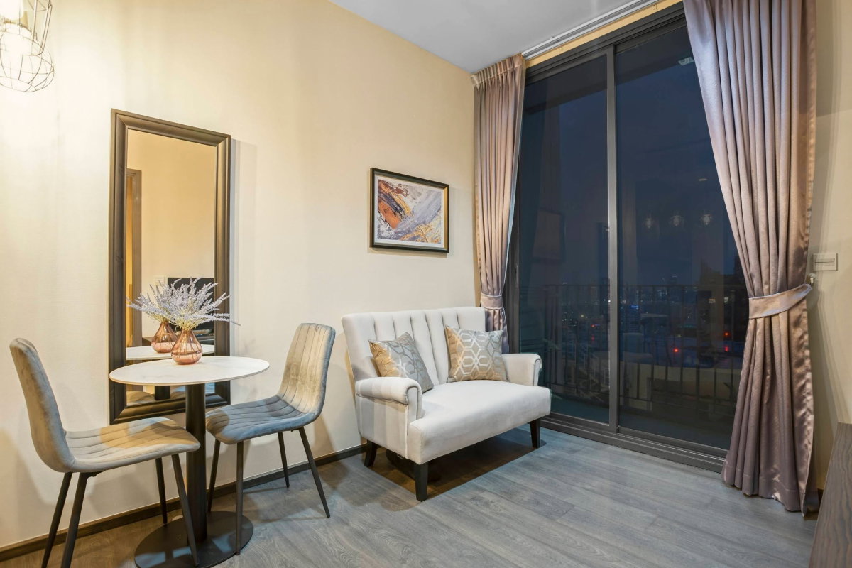 รูป 🔥 Edge Sukhumvit 23 ห้องหรูใจกลางอโศก เพียง 28,000 บาท ✨ 1 ห้องนอน 32 ตร.ม. ชั้น 28 ใกล้ BTS อโศก และ MRT สุขุมวิท  🏙️ - รูปที่ 5/6
