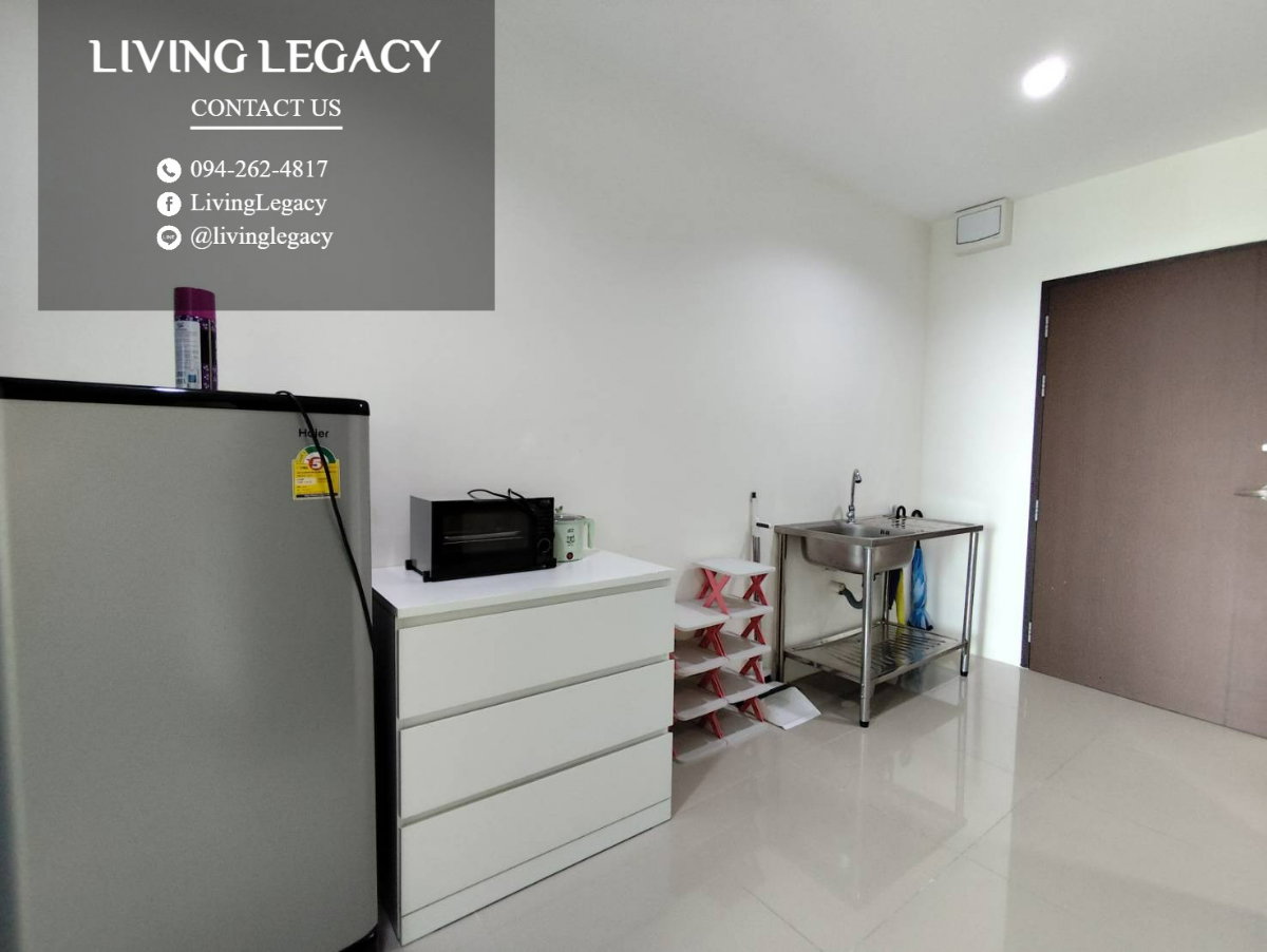 รูป SRSDJW เช่าด่วน คอนโด Asakan Place Srinakarindra 29 ตร.ม. | ชั้น 5 | 1 นอน 1 น้ำ | 8,500 บาท/เดือน | LINE: @livinglegacy - รูปที่ 9/10
