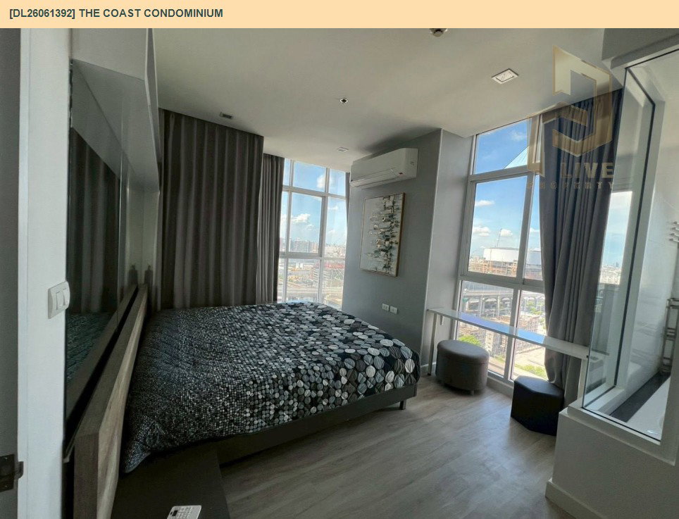 รูป DL26061392 ให้เช่าคอนโด เดอะ โคสต์ คอนโดมิเนียม (The Coast Condominium) ใกล้ BTS บางนา พร้อมเข้าอยู่ โทรด่วน 0653619502 LineID @952jdxxk - รูปที่ 13/13