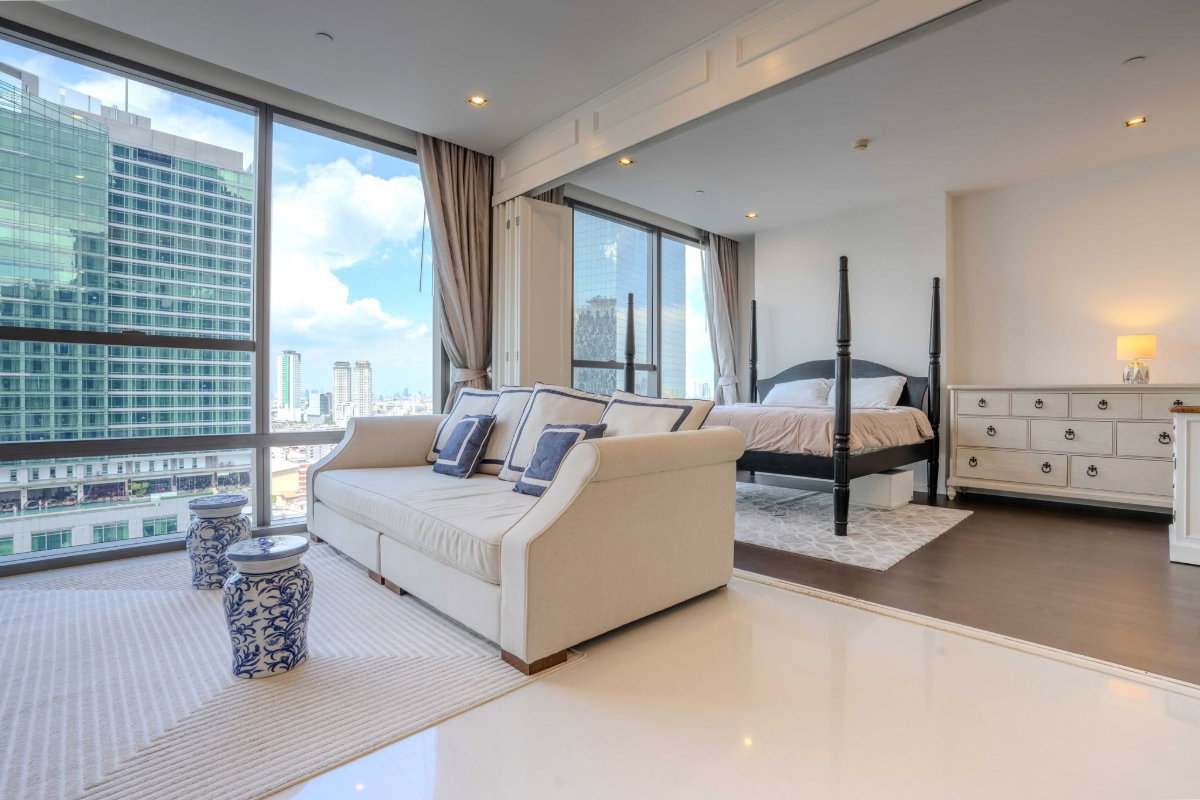 รูป *AP197* ให้เช่ายูนิตพิเศษ✨The Bangkok Sathorn l Luxury Living ห้องสวยคลีน | Private Lift | 1BR 60 ตร.ม. | ติด BTS สุรศักดิ์ | พร้อมเข้าอยู่ - รูปที่ 5/20