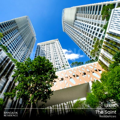 คอนโดให้เช่า : เช่าคอนโด 🏙️ The Saint Residences 2นอน 56ตร.ม. 28k 🛋️ ห้องสวย เฟอร์ครบ ใกล้ MRT พหลโยธิน  