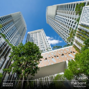 Rental Condo 🏙️ The Saint Residences, 2BR 56 sq.m. 28K 🛋️ Beautiful Unit, Fully Furnished, Near MRT Phahon Yothin