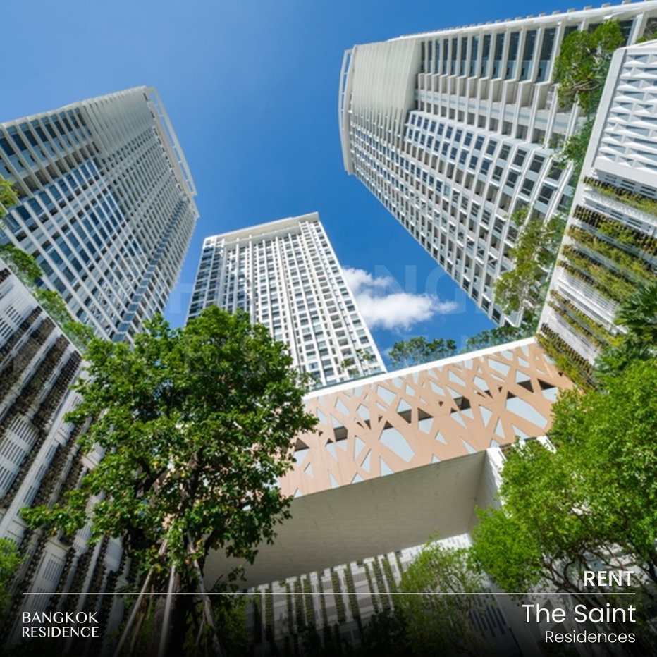 รูป เช่าคอนโด 🏙️ The Saint Residences 2นอน 56ตร.ม. 28k 🛋️ ห้องสวย เฟอร์ครบ ใกล้ MRT พหลโยธิน   - รูปที่ 1/6