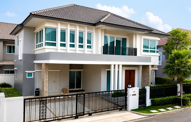 Houses for rent : Luxury Detached House for Rent | Grand Bangkok Boulevard Rama 9 – Srinakarin Fully Furnished | Prime Rama 9–Srinakarin Location | Ready to Move In