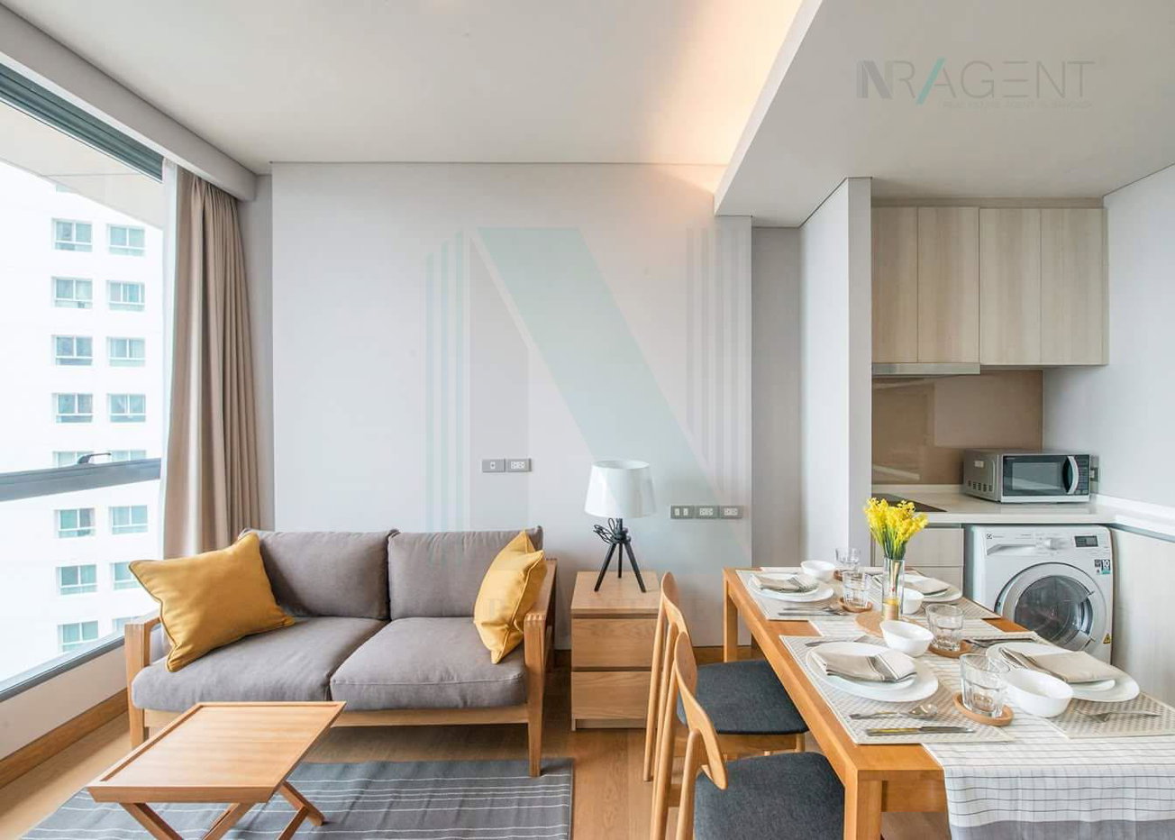 รูป 🔺 ให้เช่าคอนโด เดอะ ลุมพินี 24 อาคาร 1 ชั้น 27 1 ห้องนอน ขนาด 39 ตรม ใกล้ รพ.เทพธารินทร์ - รูปที่ 5/8