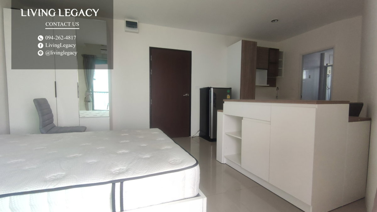 รูป LUUSLCCV เช่าด่วน Asakan Place Srinakarindra 1 นอน 26.3 ตร.ม. ชั้น 33 | ใกล้ Hua Mak 180 ม. | 8,500 บาท/เดือน - รูปที่ 4/9