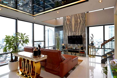 คอนโดให้เช่า : ใช้ชีวิตสไตล์ Luxury บนทำเลศักยภาพ เดอะ แบงค็อค สาทร ใกล้ BTS สถานีสุรศักดิ์