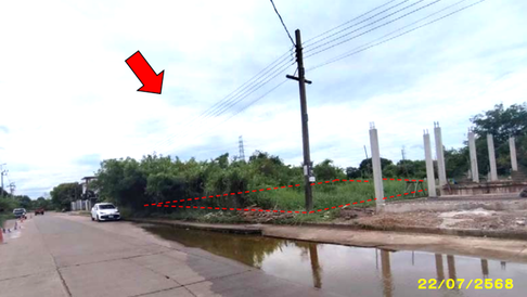 ที่ดินว่างเปล่า 126.7 ตร.วา ฟลอร่าวิลล์ พาร์คซิตี้ เขตหนองจอก กรุงเทพมหานคร 2.4M