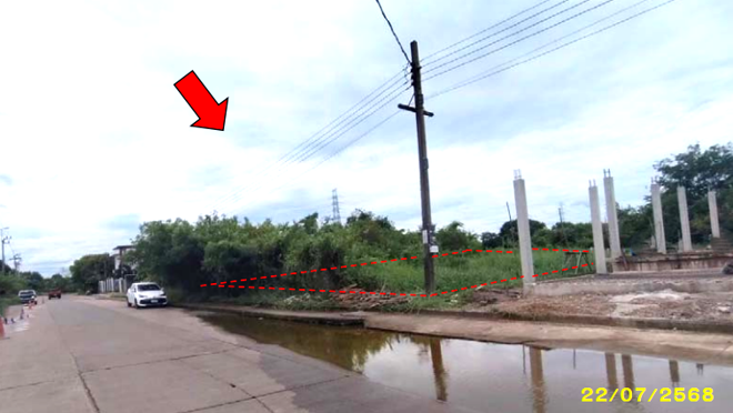 รูป ที่ดินว่างเปล่า 126.7 ตร.วา ฟลอร่าวิลล์ พาร์คซิตี้ เขตหนองจอก กรุงเทพมหานคร 2.4M - รูปที่ 1/12