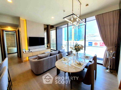 Condos for rent : High-Floor 2-BR 86 Sqm At Celes Asoke, 50m To MRT Sukhumvit (ID 419934)