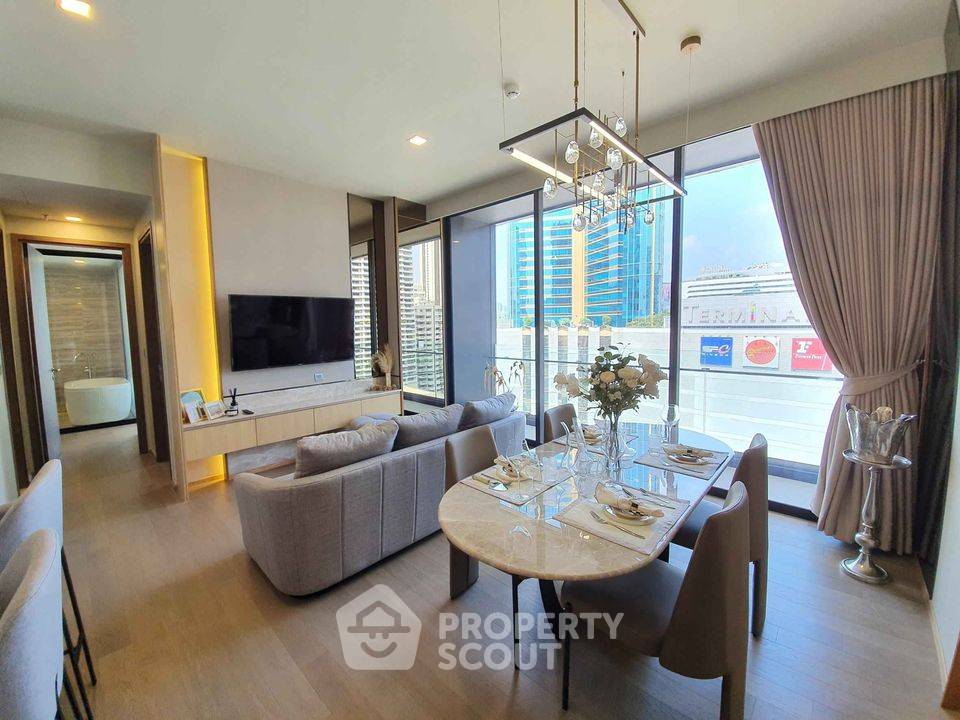 picture High-Floor 2-BR 86 Sqm At Celes Asoke, 50m To MRT Sukhumvit (ID 419934) - 1/16
