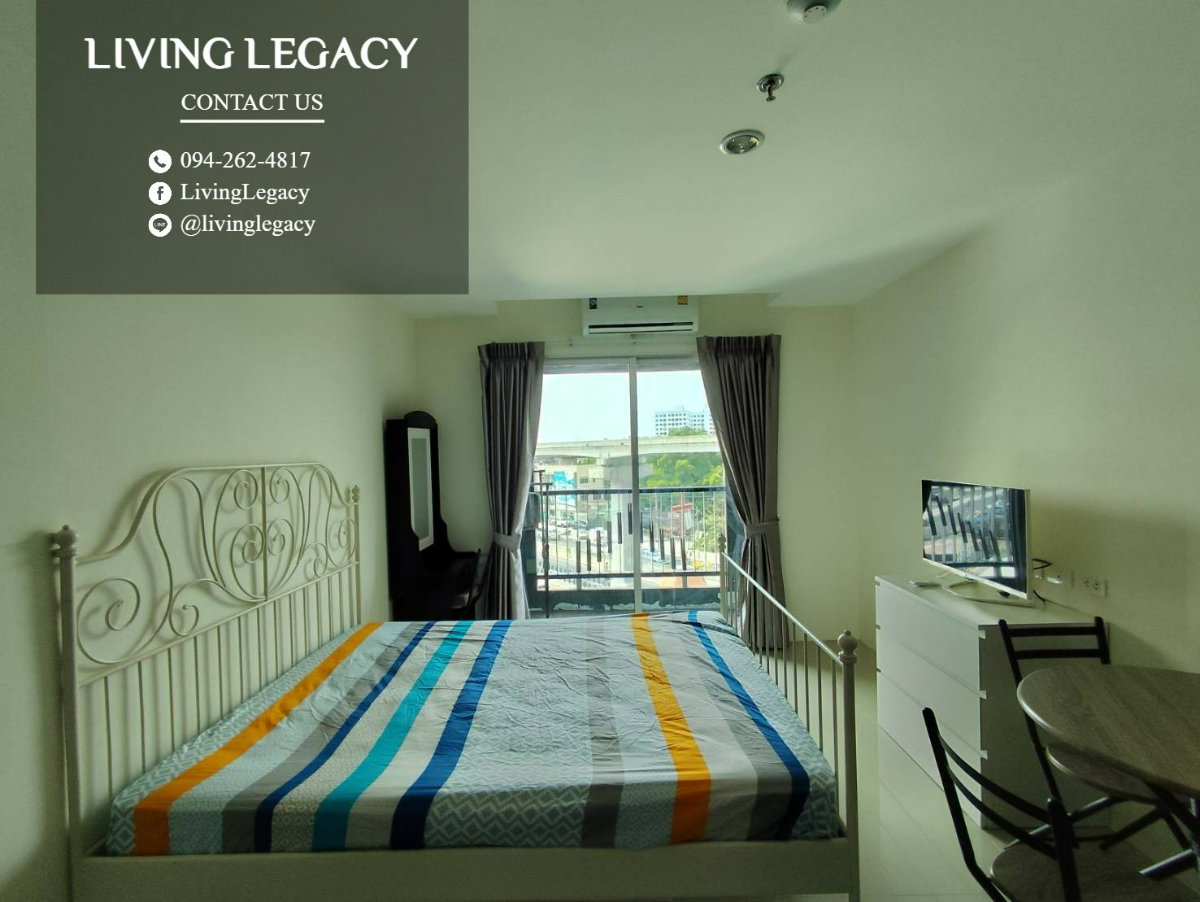 รูป SRSDJW เช่าด่วน คอนโด Asakan Place Srinakarindra 29 ตร.ม. | ชั้น 5 | 1 นอน 1 น้ำ | 8,500 บาท/เดือน | LINE: @livinglegacy - รูปที่ 6/10