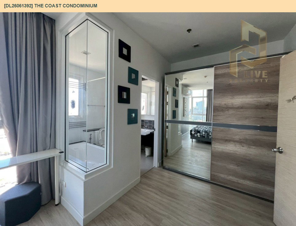 รูป DL26061392 ให้เช่าคอนโด เดอะ โคสต์ คอนโดมิเนียม (The Coast Condominium) ใกล้ BTS บางนา พร้อมเข้าอยู่ โทรด่วน 0653619502 LineID @952jdxxk - รูปที่ 6/13