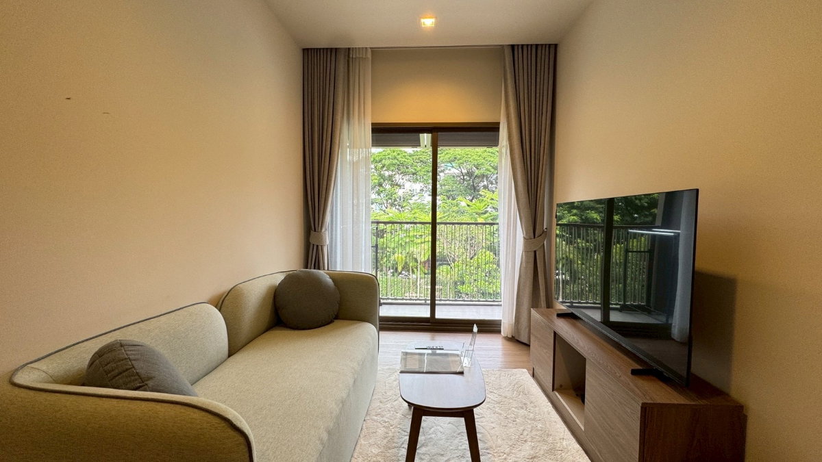 รูป ✅ให้เช่า เมคินเฮาส์ วิวสระ แบบ1ห้องนอน ชั้น3 ตึก บี 23,000บาท ☎️0647924426(เบญ) - รูปที่ 4/10
