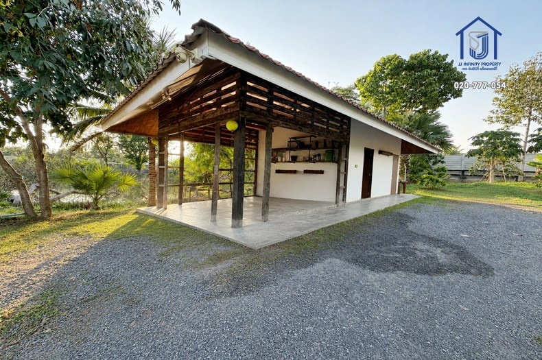 รูป ขายที่ดินถมแล้ว 5 ไร่ ติดคลองรังสิต-นครนายก คลอง 8 หนองเสือ ปทุมธานี พร้อมสิ่งปลูกสร้างบ้าน 3 หลัง - รูปที่ 13/14