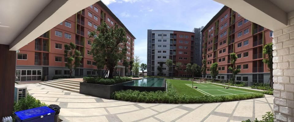 รูป ให้เช่า Plum Condo Park Rangsit เฟส3 ตึก A ชั้น 2 เฟอร์ครบ พร้อมเครื่องซักผ้า - รูปที่ 12/12