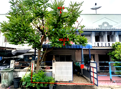 ทาวน์โฮม บางบัวทอง นนทบุรี : ทาวน์เฮ้าส์ 16 ตร.วา นครทองปาร์ควิว บางบัวทอง นนทบุรี 1.2M