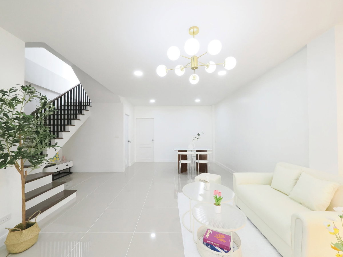 รูป ขายราคาพิเศษ ทาวน์โฮม 3.5 ชั้น ม.ดิแอททิค ขนาด 23.1 ตร.ว. 5 ห้องนอน 3 ห้องน้ำ บ้านสไตล์โมเดิล ทำเลหลังริม ต้นโครงการ รีโนเวทใหม่ทั้งหลัง [แจ้งวัฒนะ] - รูปที่ 11/64