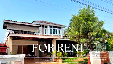 Houses for rent Chiang Mai : R-144 🏡 | For Rent | Co-Agent Welcome  🔥 Spacious 4-Bedroom House Near Central Festival Only 23,000 THB/Month📍Four Yaek Louis Area Chiang Mai