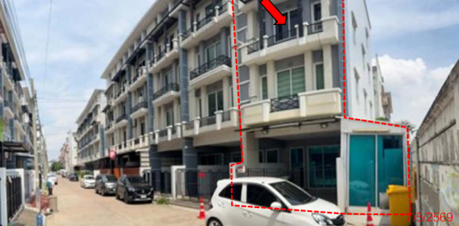 รูป ทาวน์เฮ้าส์ 29.2 ตร.วา อาร์เค บิซ เซ็นเตอร์ มอเตอร์เวย์-แอร์พอร์ตลิงค์ เขตลาดกระบัง กรุงเทพมหานคร 6.3M - รูปที่ 2/10