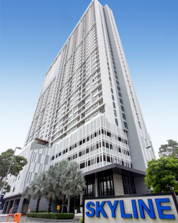 รูป 🚩ให้เช่า Skyline รัตนาธิเบศร์ 🏡 มีเครื่องซักผ้า + ตู้เย็น + ไมโคเวฟ พร้อมอยู่  MRT แยกนนทบุรี 1 🚩 - รูปที่ 13/17