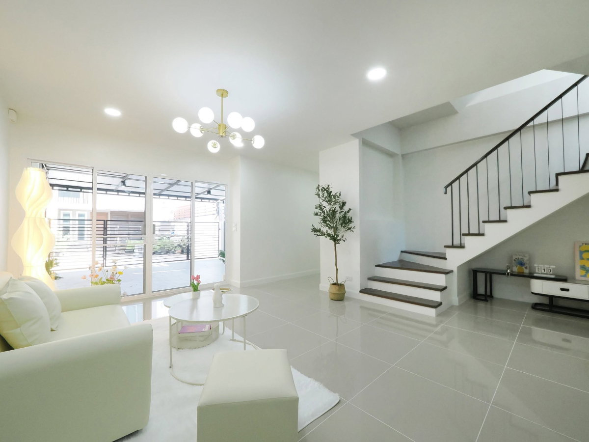 รูป ขายราคาพิเศษ ทาวน์โฮม 3.5 ชั้น ม.ดิแอททิค ขนาด 23.1 ตร.ว. 5 ห้องนอน 3 ห้องน้ำ บ้านสไตล์โมเดิล ทำเลหลังริม ต้นโครงการ รีโนเวทใหม่ทั้งหลัง [แจ้งวัฒนะ] - รูปที่ 12/64