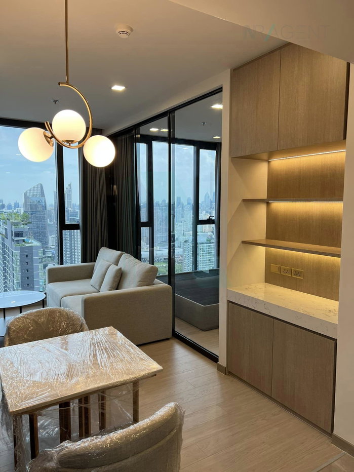รูป ให้เช่าคอนโด วันไนน์ไฟว์ อโศก-พระราม 9 อาคาร A ชั้น 43 1 ห้องนอน ขนาด 36.00 ตรม ใกล้ เซ็นทรัล พระราม 9 - รูปที่ 8/8
