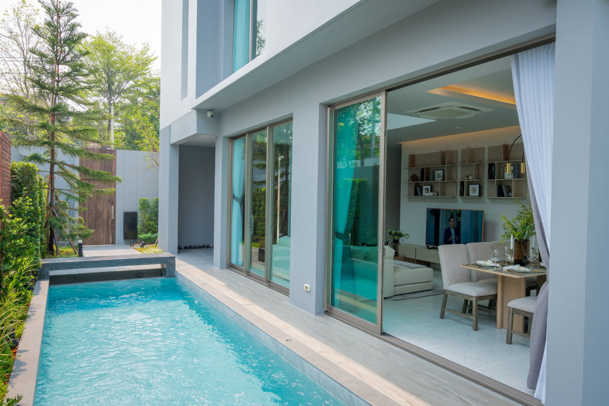 รูป ขาย The Escape Mahidol Pool Villa พลูวิลล่าสุดหรู ทำเลมหิดล พร้อมสระว่ายน้ำส่วนตัว ตกแต่งสวยหรูพร้อมเข้าอยู่ ใกล้สนามบิน เซนทรัลแอร์พอร์ต -SW003748 - รูปที่ 9/66