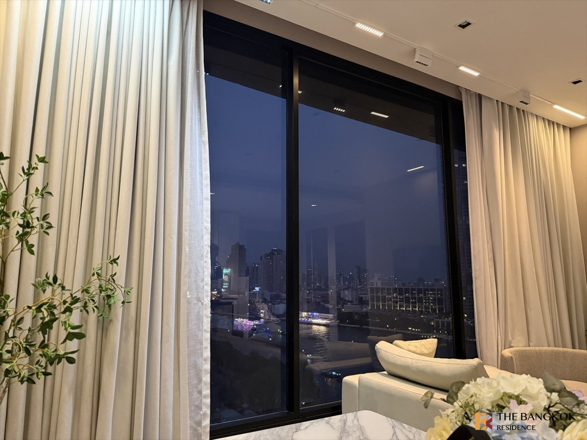 picture Rental Condo 🌃 Chapter Charoennakhorn-Riverside, 2BR 68 sq.m. 55K 💫 High Fl., Spacious Unit, Great View  - 11/11