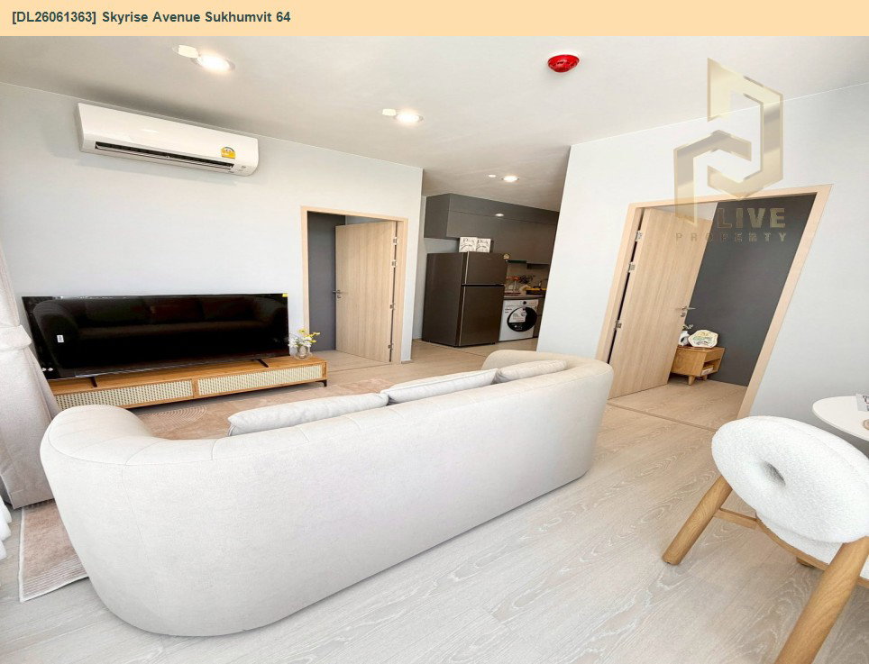 รูป DL26061363 ให้เช่าคอนโด สกายไรส์ อเวนิว สุขุมวิท 64 (Skyrise Avenue Sukhumvit 64) ใกล้ BTS ปุณณวิธี พร้อมเข้าอยู่ โทรด่วน 0614453194 LineID @952jdxxk - รูปที่ 5/17
