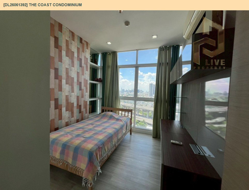 รูป DL26061392 ให้เช่าคอนโด เดอะ โคสต์ คอนโดมิเนียม (The Coast Condominium) ใกล้ BTS บางนา พร้อมเข้าอยู่ โทรด่วน 0653619502 LineID @952jdxxk - รูปที่ 3/13