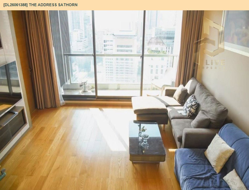 รูป DL26061388 ให้เช่าคอนโด ดิ แอดเดรส สาทร (The Address Sathorn) ใกล้ BTS เซ็นต์หลุยส์ พร้อมเข้าอยู่ โทรด่วน 0638692663 LineID @952jdxxk - รูปที่ 6/12