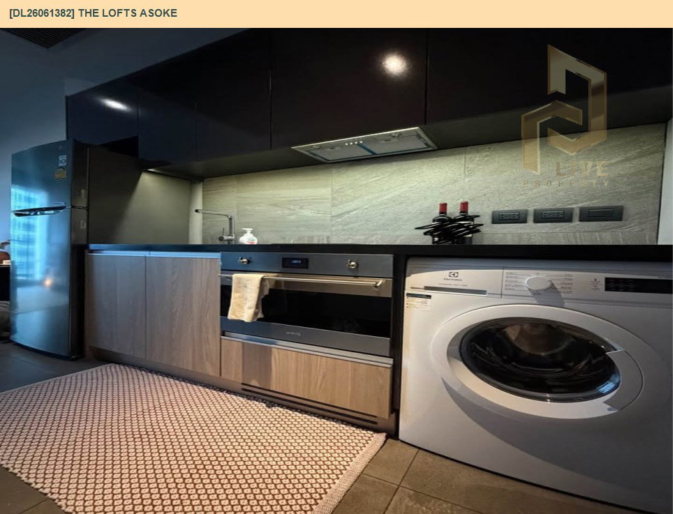 รูป DL26061382 ให้เช่าคอนโด เดอะ ลอฟท์ อโศก (The Lofts Asoke ) ใกล้ MRT เพชรบุรี พร้อมเข้าอยู่ โทรด่วน 0653619502 LineID @952jdxxk - รูปที่ 7/13