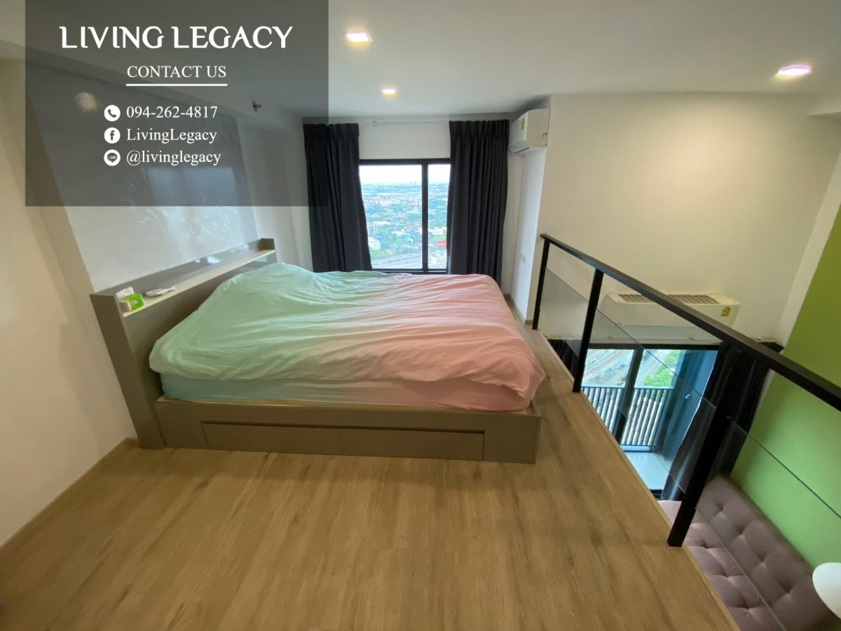 รูป TH6P1X เช่าด่วน Loft 38 ตร.ม. The Rich Rama 9 - Srinakarin | 1 นอน 1 น้ำ | 20,000 บาท/เดือน | LINE: @livinglegacy - รูปที่ 2/26